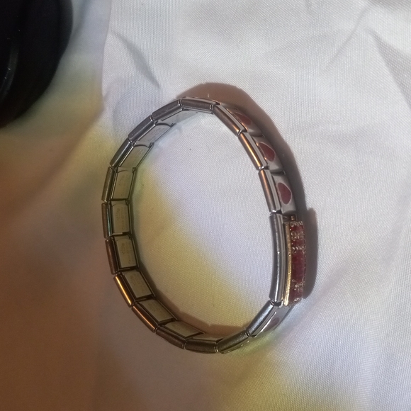 Heart I ♥ U Italian charm bracelet - Picture 3 of 3